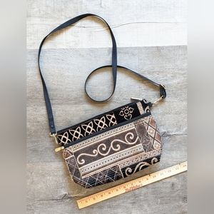 Danny K Beverly Hills Shoulder Bag Multicolored Carpet bag